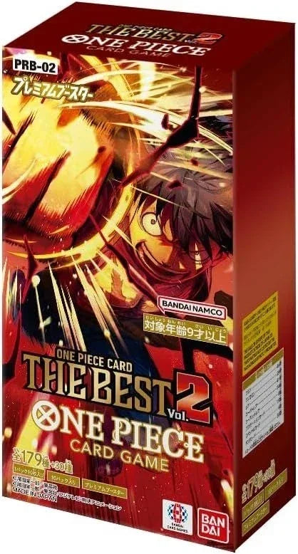 PRB-02 One Piece Card THE BEST Booster Box - Japanese One Piece TCG - GD Games