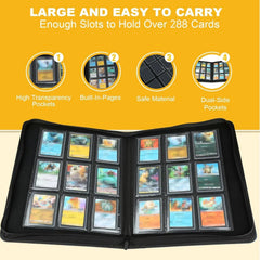 Premium Card Binder 9 Pocket (fit Toploader) Album Folder -  Pokemon TCG - GD Games