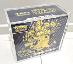 Premium Clear Magnetic Acrylic Case for Elite Trainer Box - Pokemon TCG - GD Games 