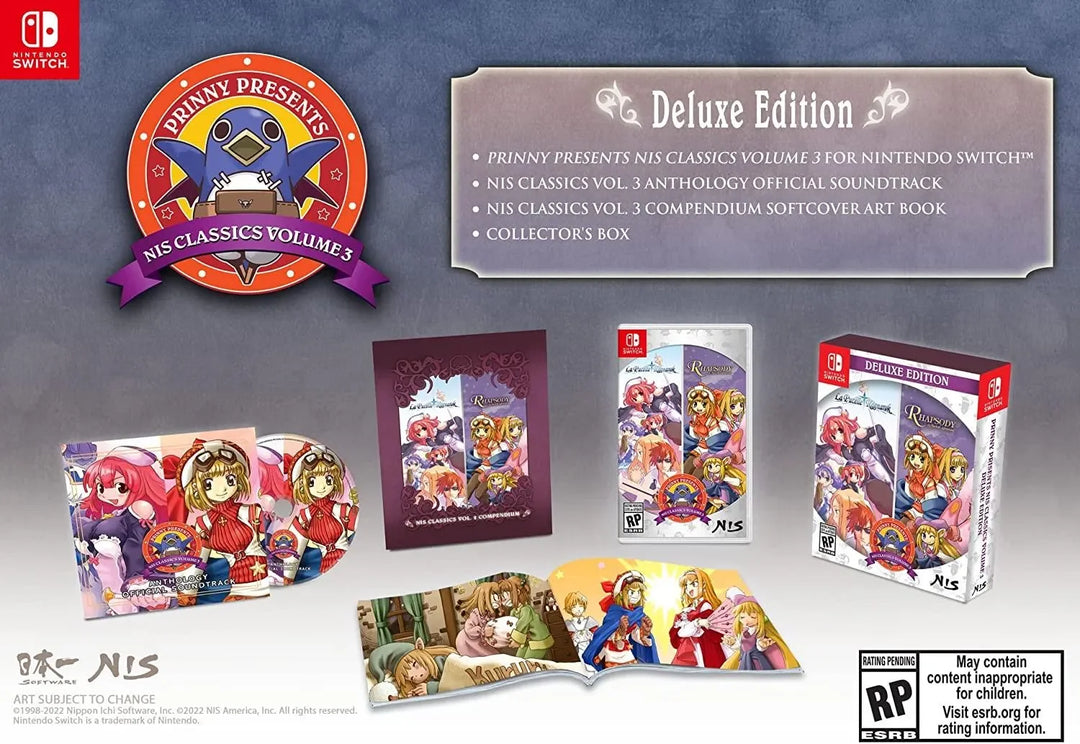 Prinny Presents NIS Classics Volume 3 Deluxe Edition - Nintendo Switch - GD Games