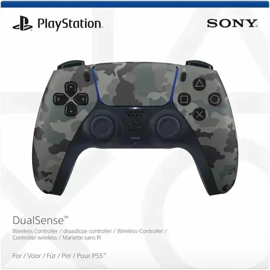 PS5 Playstation 5 DualSense Wireless Controller - Gray Camouflage - GD Games