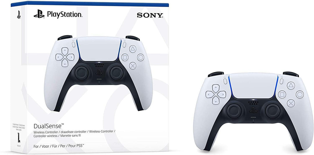 PS5 Playstation 5 DualSense Wireless Controller - White - GD Games 