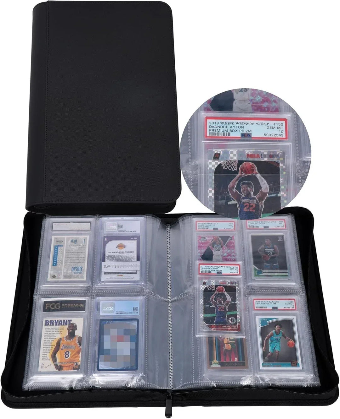 PSA Graded Card Folder Binder Album (2 x 2 pocket) Crystal Clear -  Pokemon TCG - GD Games
