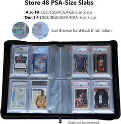 PSA Graded Card Folder Binder Album (2 x 2 pocket) Crystal Clear -  Pokemon TCG - GD Games
