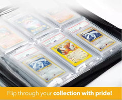 PSA Graded Card Folder Binder Album (6 pockets) Crystal Clear -  Pokemon TCG - GD Games