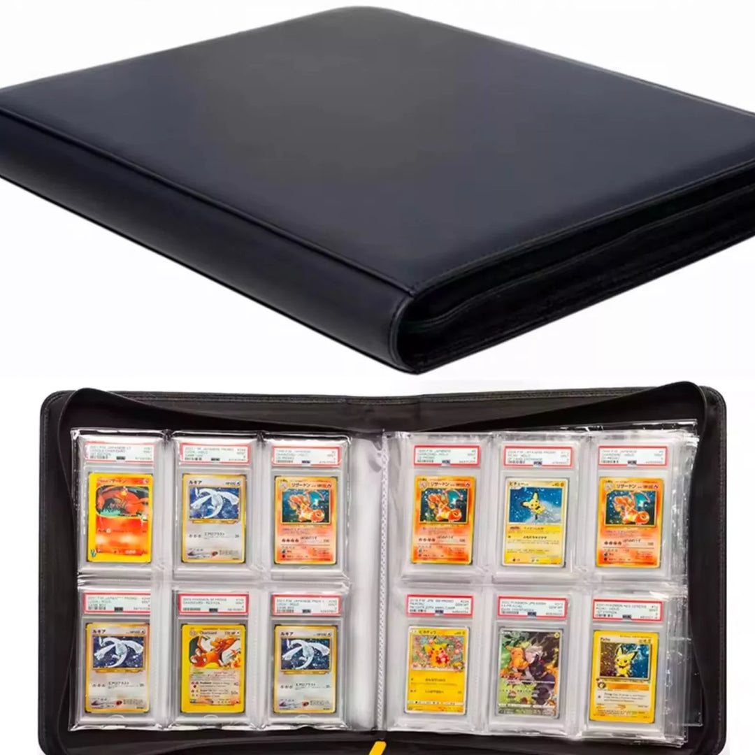 PSA Graded Card Folder Binder Album (fits 60 slabs) Crystal Clear - Pokemon TCG - GD Games 