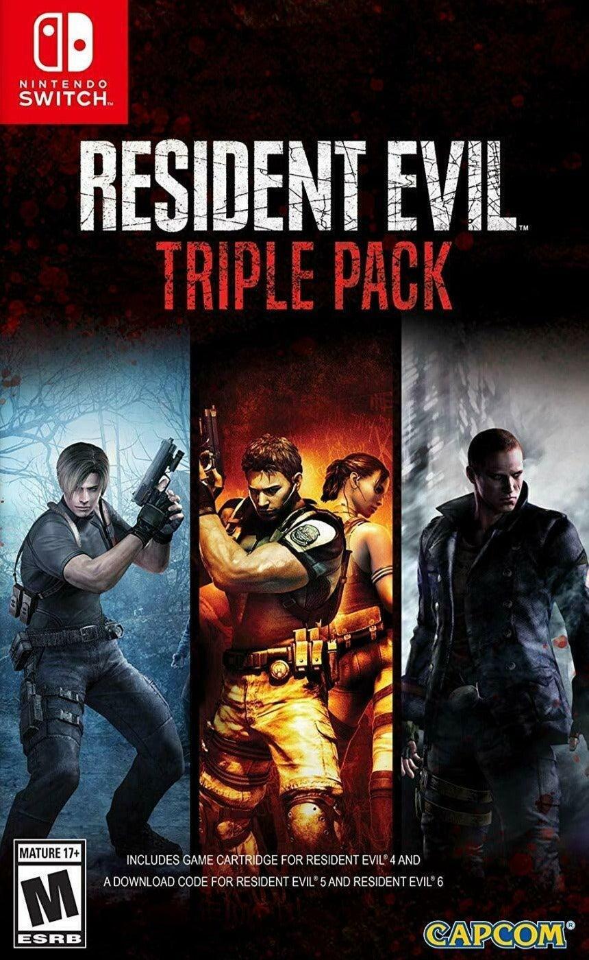 Resident Evil 4 5 6 Triple Pack - Nintendo Switch - GD Games 
