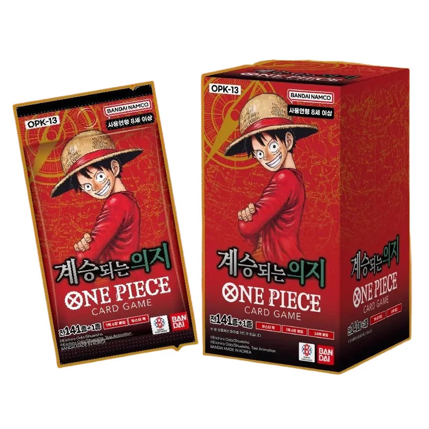 OPK-13 Carrying on his Will Booster Box - Korean One Piece TCG
