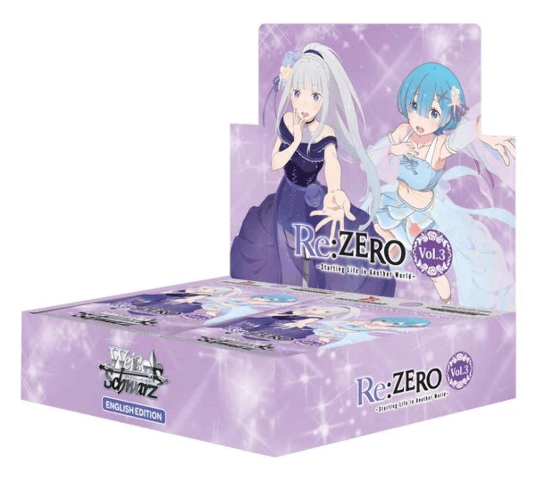 Re:Zero Starting Life in Another World Vol 3 Booster Box - English Weiss Schwarz TCG