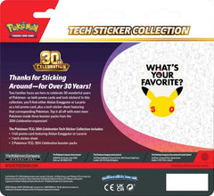 Pokemon 30th Celebration Tech Sticker (Lucario) - Pokemon TCG