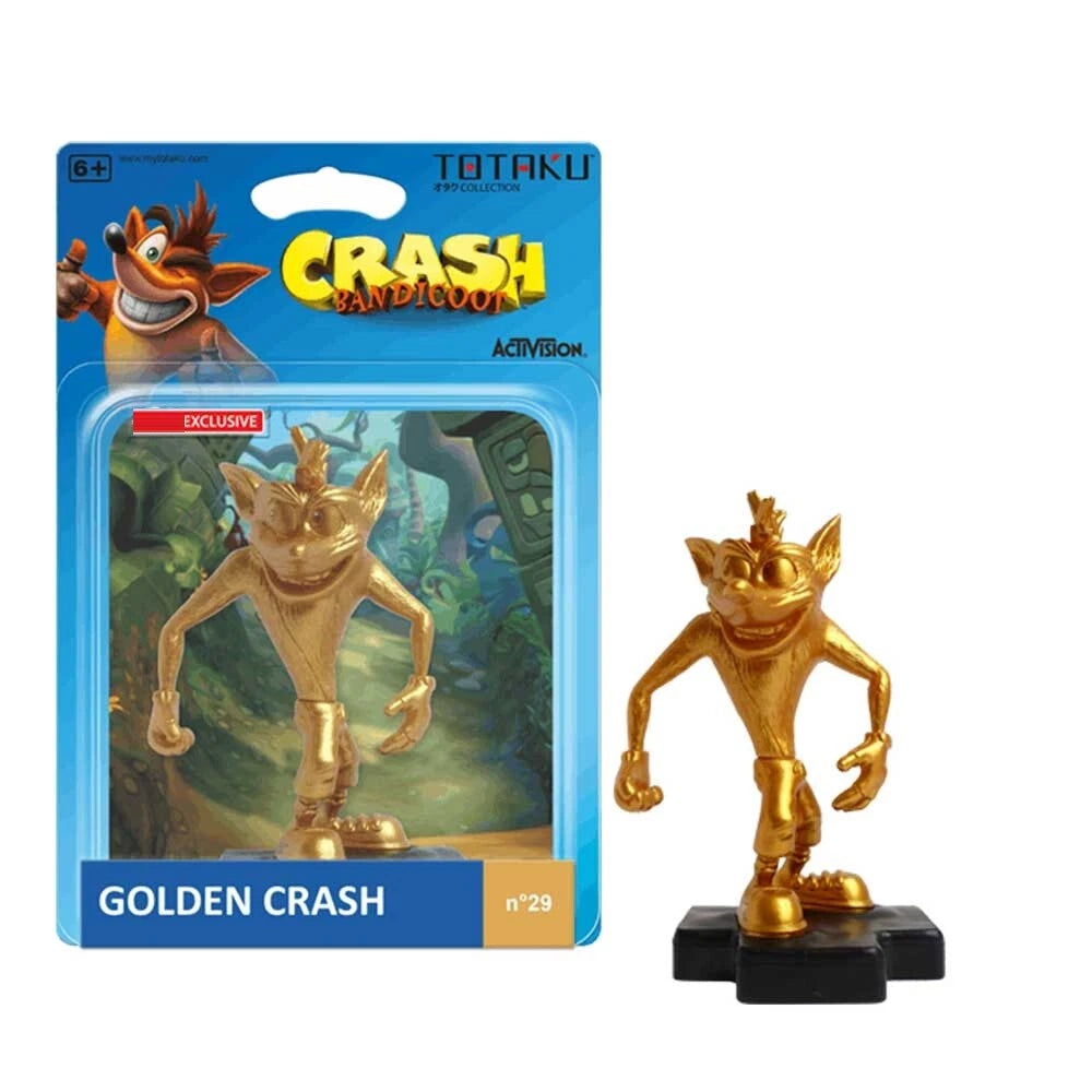 Crash Bandicoot Figure Statue Golden Crash TOTAKU™ Collection No.29