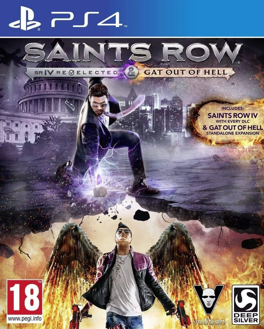 Saints Row IV 4: Re-Elected & Gat Out of Hell / PS4 / Playstation 4 - GD Games