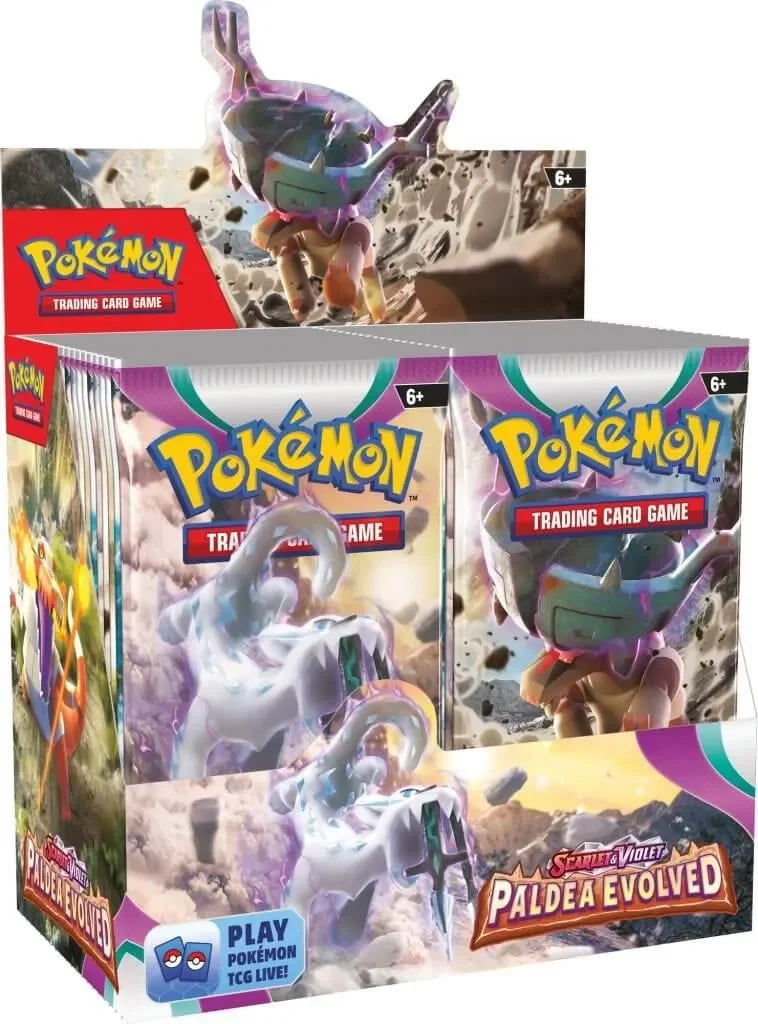 Scarlet & Violet 2 Paldea Evolved Booster Box - Pokemon TCG - GD Games