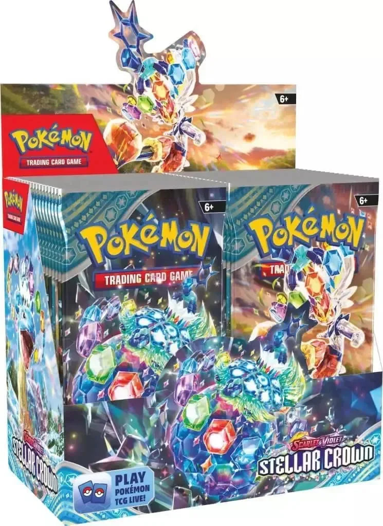 Scarlet & Violet Stellar Crown Booster Box - Pokemon TCG - GD Games