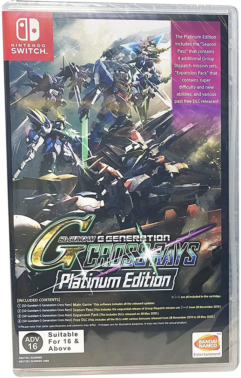 SD Gundam G Generation Cross Rays Platinum - Nintendo Switch - GD Games 