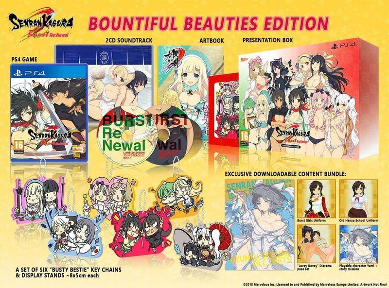 Senran Kagura Burst Re:Newal Bountiful Beauties Edition - Playstation 4 - GD Games 