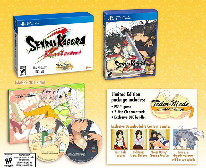 Senran Kagura Burst Re: Newal - Tailor-Made Edition - Playstation 4 - GD Games 