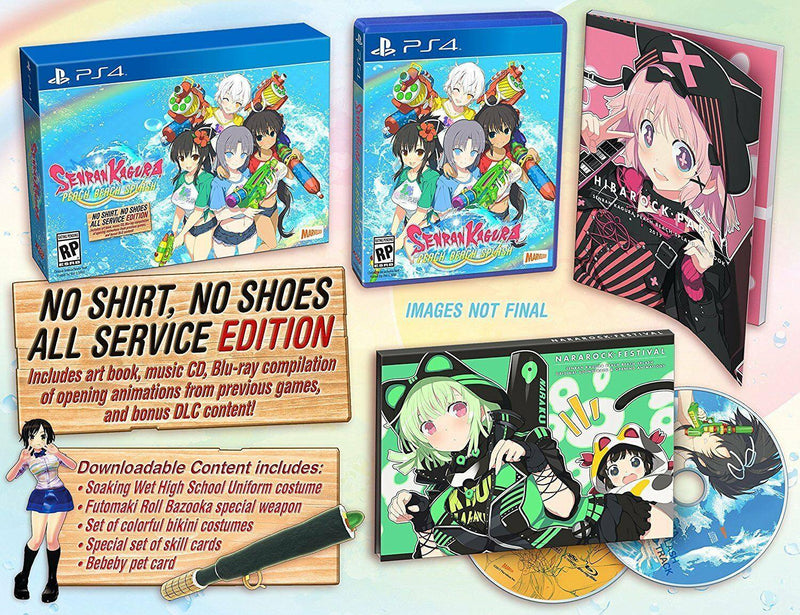 Senran Kagura Peach Beach Splash - No Shirt, No Shoes, All Service Edition - Playstation 4 - GD Games 