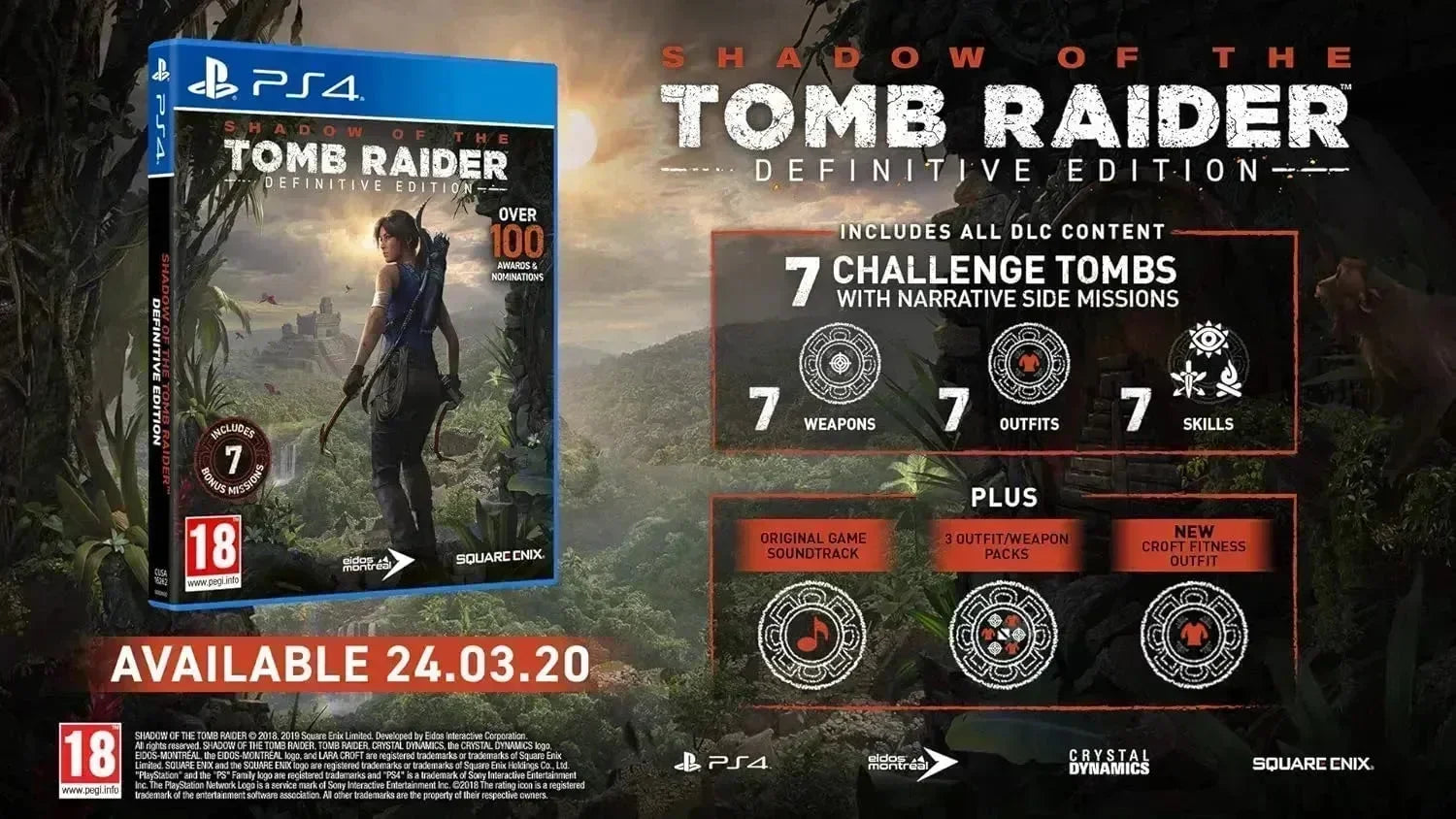 Shadow of The Tomb Raider Definitive Edition PS4 Playstation