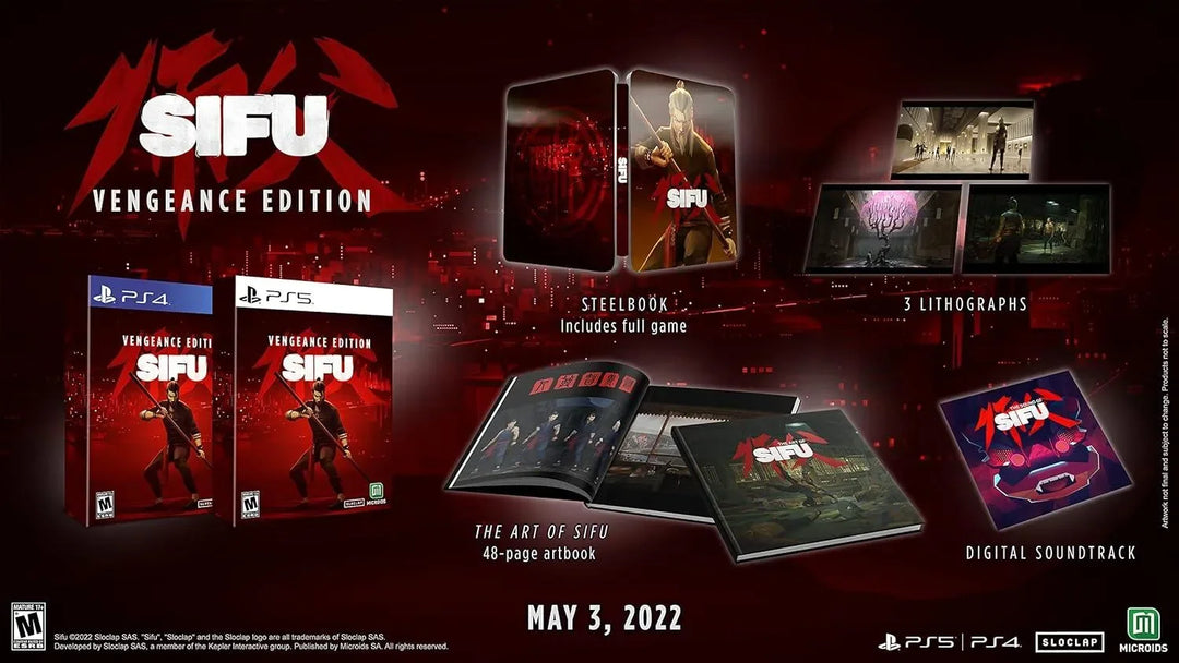 SIFU /  Vengeance Edition / PS4 / Playstation 4 - GD Games