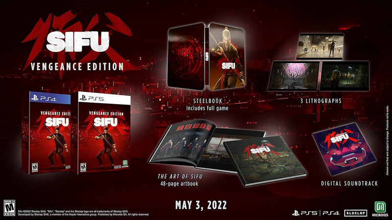 SIFU / Vengeance Edition / PS4 / Playstation 4 - GD Games 