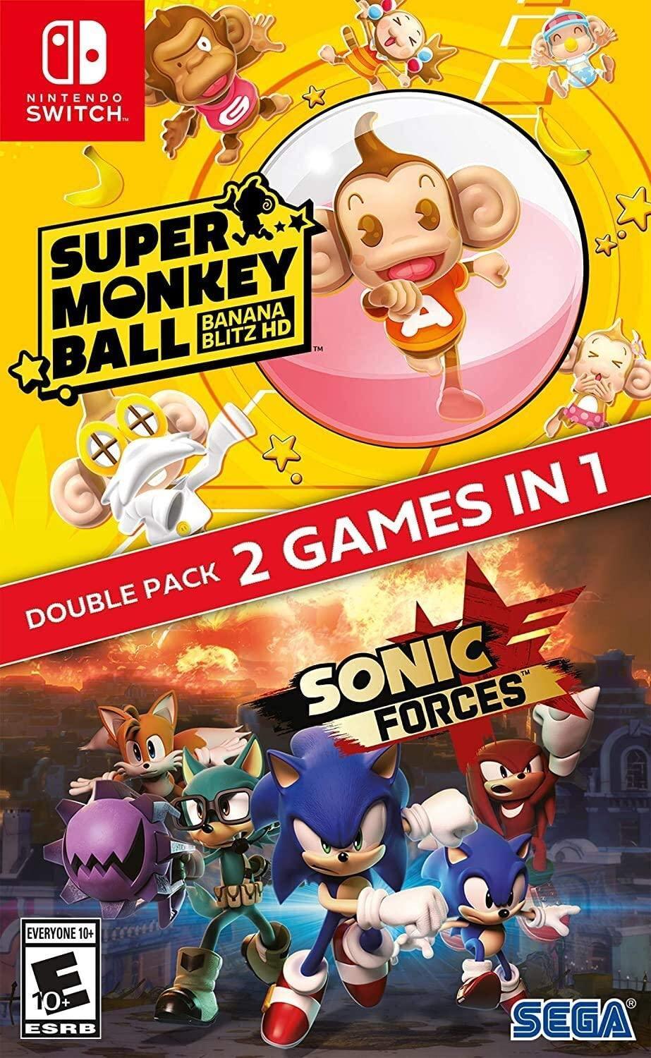 Sonic Forces + Super Monkey Ball: Banana Blitz HD Double Pack - Nintendo Switch - GD Games 