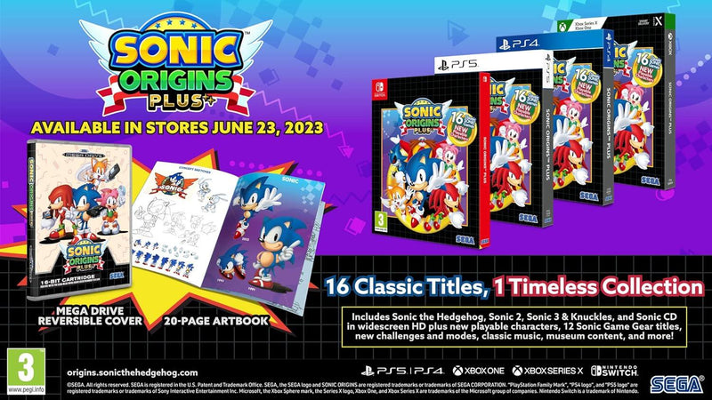 Sonic Origins Plus - Nintendo Switch - GD Games 