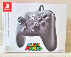 Super Mario Star PDP Faceoff Wired Pro Controller - Nintendo Switch - GD Games 
