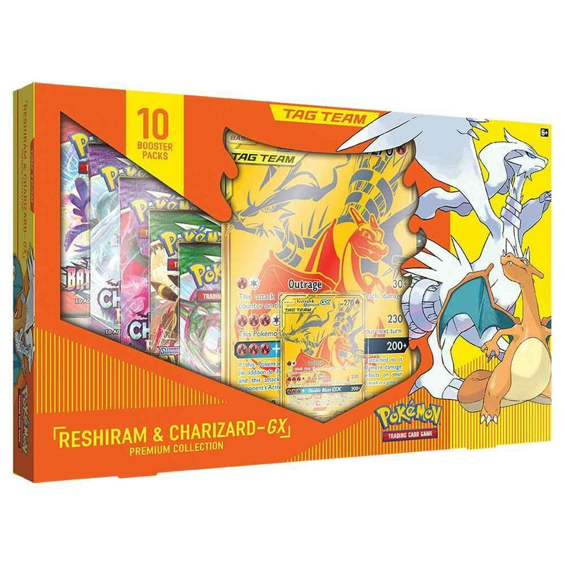 Tag Team Reshiram Charizard GX Premium Collection - Pokemon TCG - GD Games 