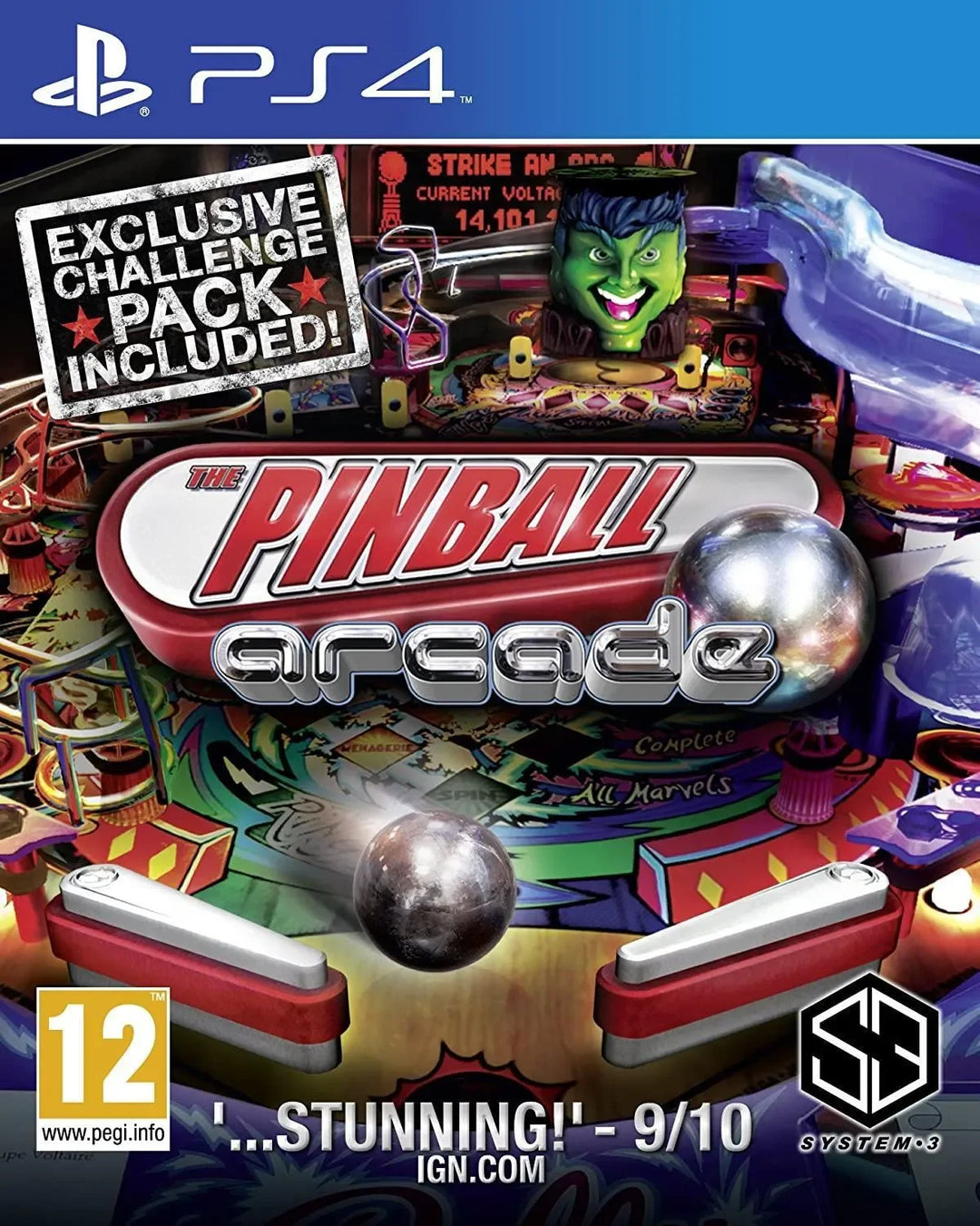 The Pinball Arcade (EXCLUSIVE CHALENGE PACK INCLUDED)  / PS4 /  Playstation 4 - GD Games