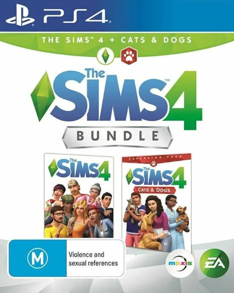 The Sims 4 + Sims 4 Cats & Dogs Bundle - Playstation 4 - GD Games