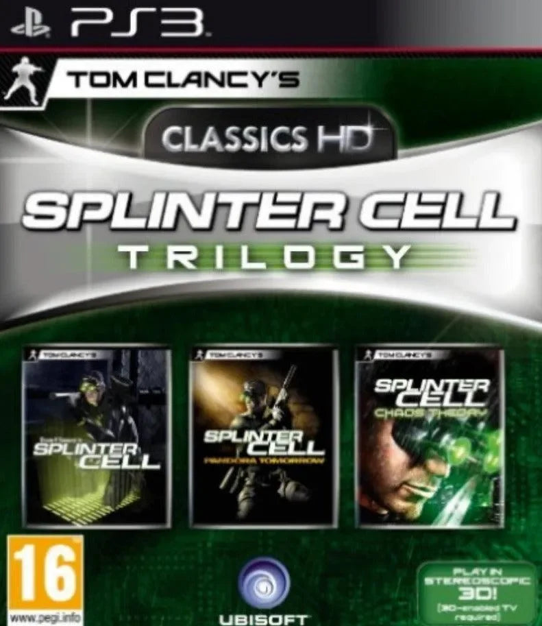 Tom Clancys Splinter Cell: Trilogy HD - Playstation 3 - GD Games