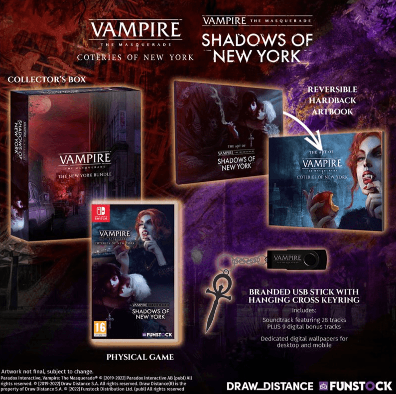 Vampire: The Masquerade New York Collector Edition - Nintendo Switch - GD Games 