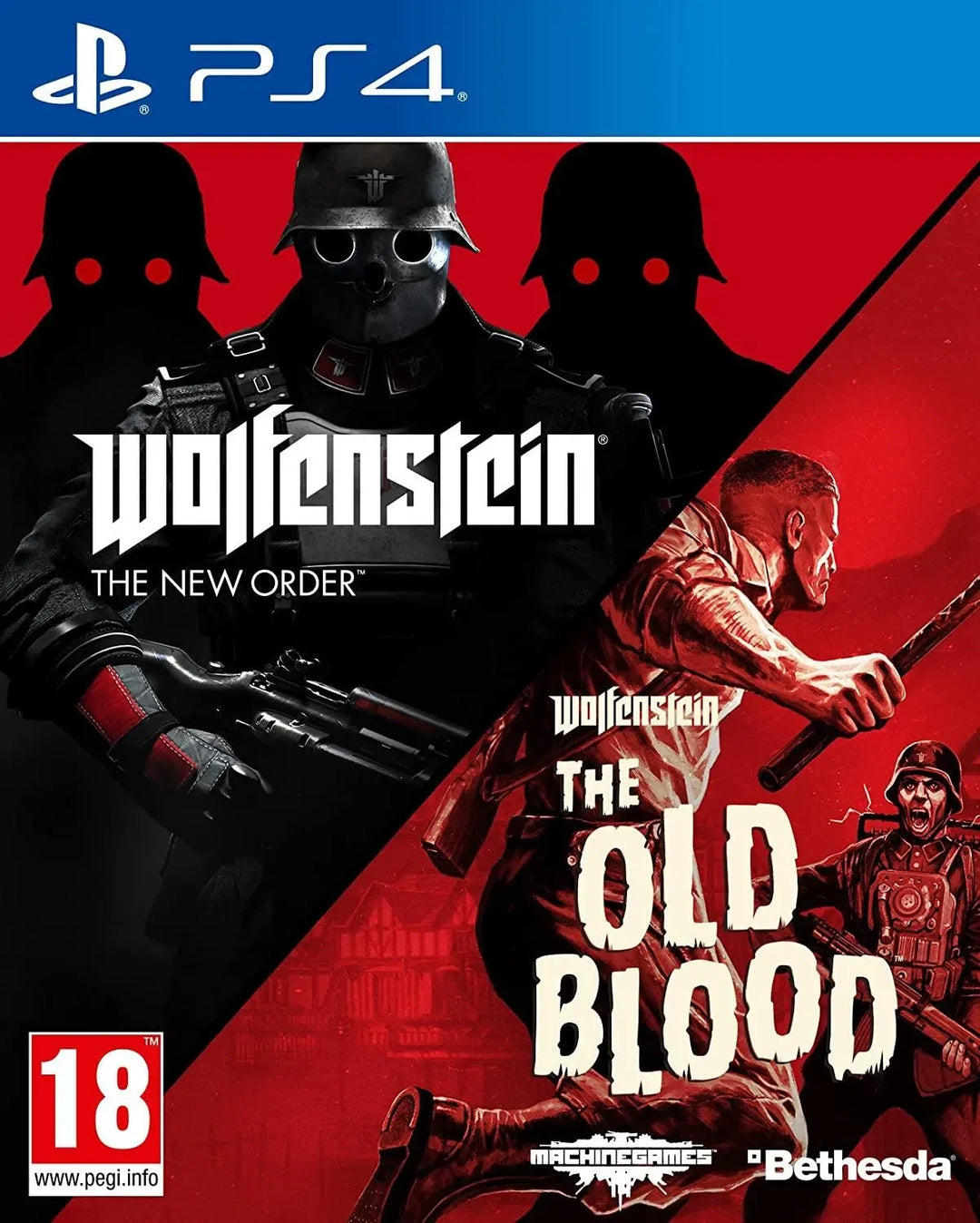 Wolfenstein The New Order & New Blood / PS4 / Playstation 4 - GD Games