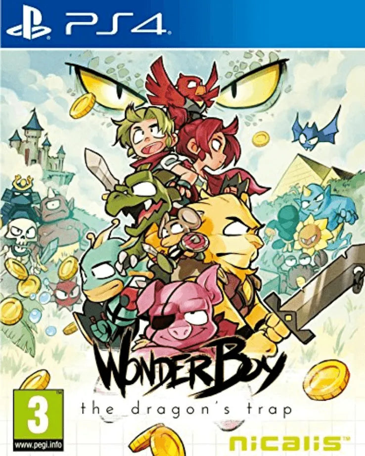 Wonder Boy The Dragons Trap - Playstation 4 - GD Games 