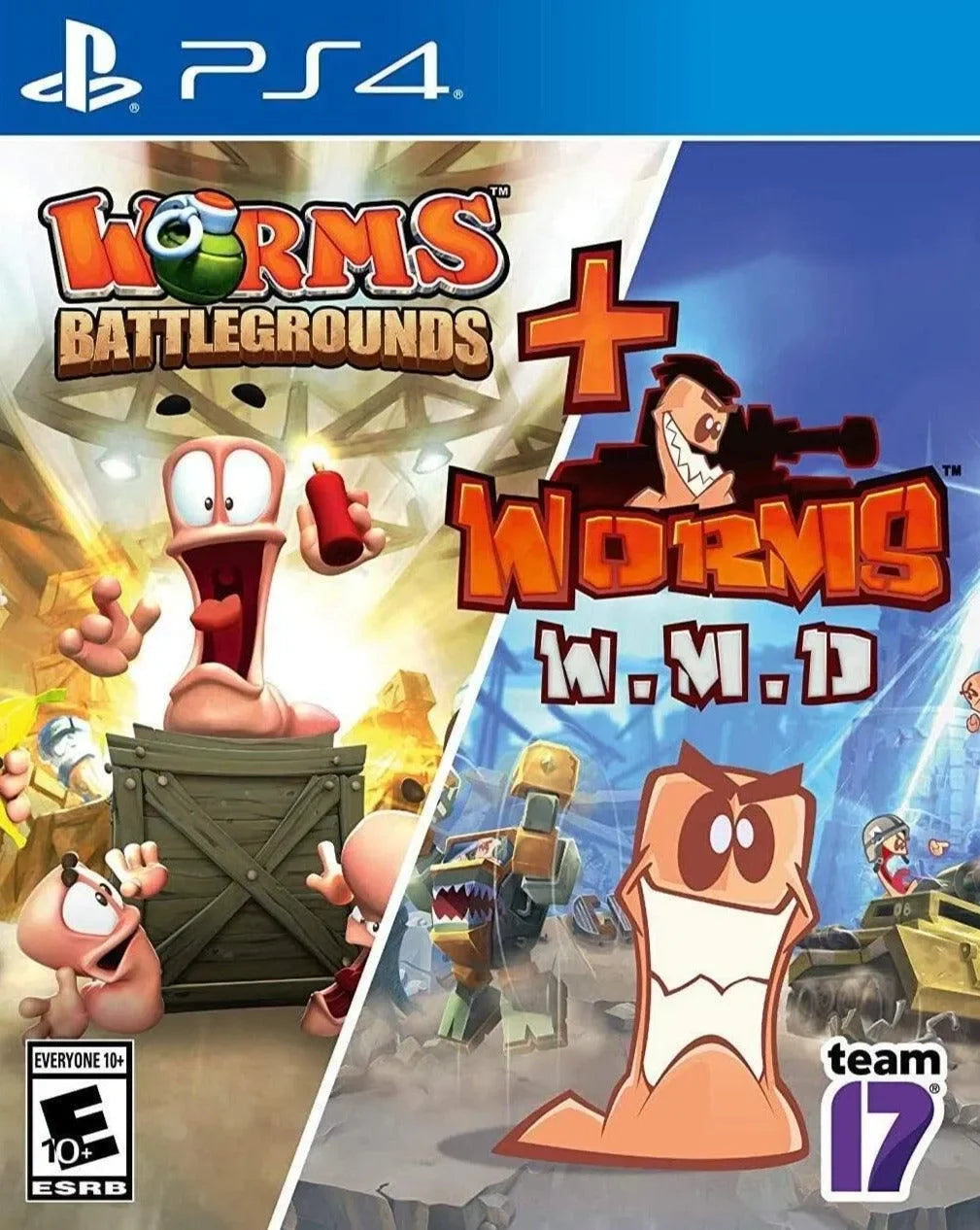 Worms Battlegrounds + Worms WMD / PS4 / Playstation 4 - GD Games