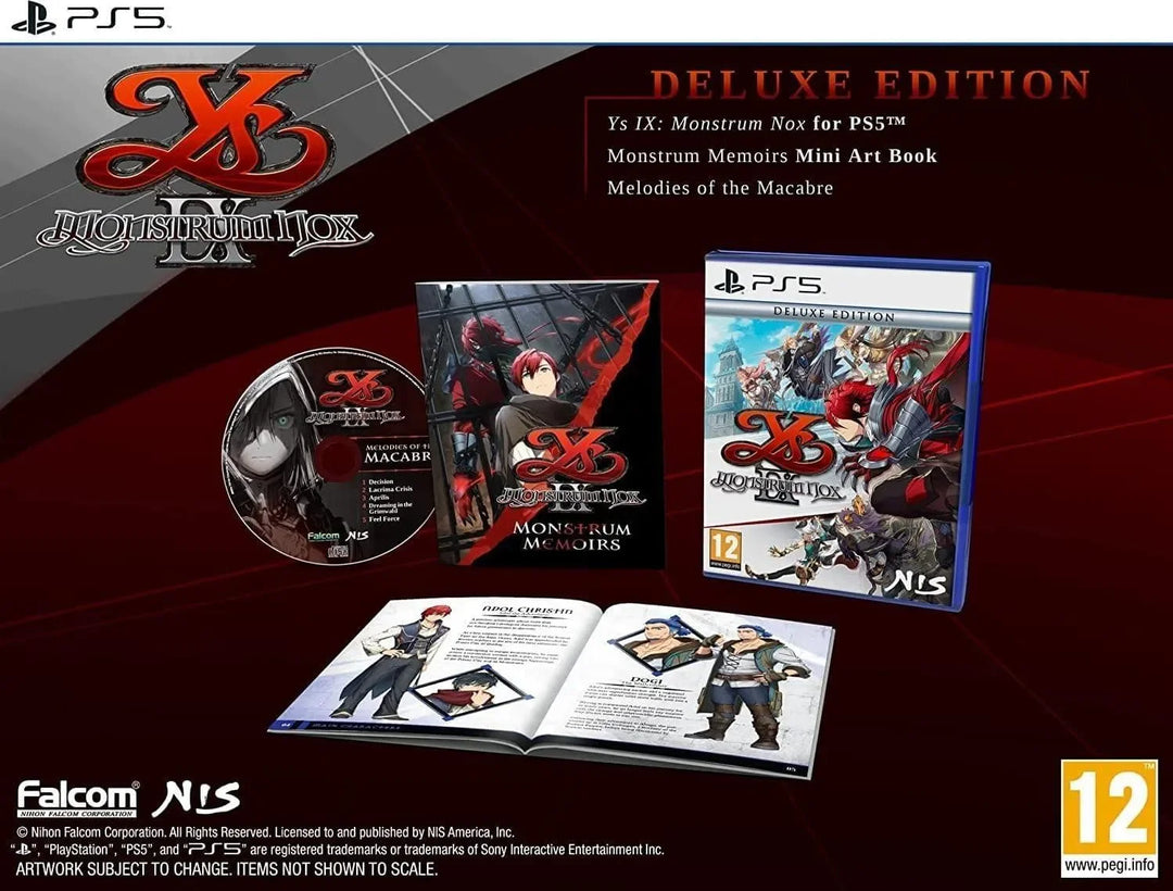 YS IX: Monstrum Nox Deluxe Edition / PS5 / Playstation 5 - GD Games